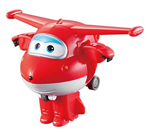 Super Wings -World Airport Flight Crew A | Serie 1 | Jett, Paul, Grand Albert, Dizzy | Figuras de 2 Pulgadas | + 4 Figuras de PVC