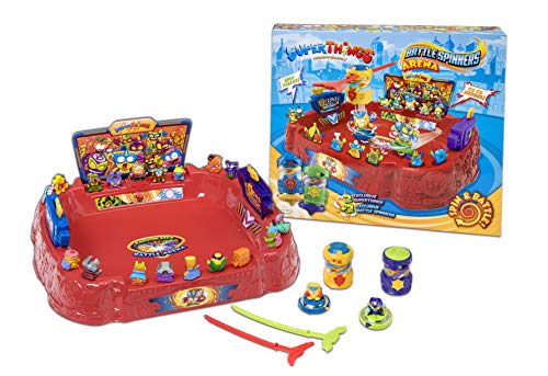 SuperThings - Playset Battle Arena, Contiene 1 Arena, 2 Battle Spinners Exclusivos y 2 SuperThings Exclusivos (PSTSP112IN70)