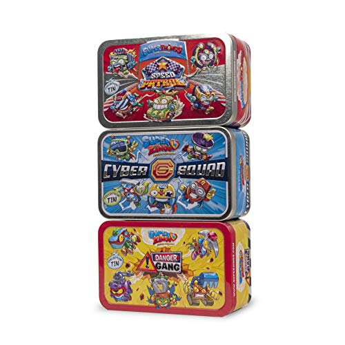 SuperThings Rivals of Kaboom - Pack de 3 Latas (PSZSV123IN00) con 5 Figuras Cada Una, Colección completa