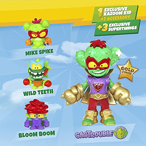 SUPERTHINGS Spike Roller – Gran vehículo con dos vehículos acoplables, 3 SuperThings y 1 Kazoom Kid exclusivos