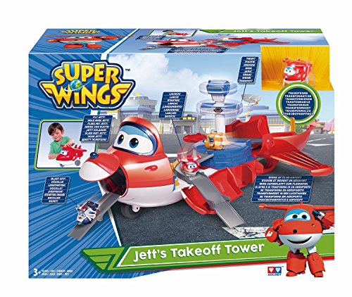 SuperWings Superwings Playset-Avion-Jett'S Takeoff Tower, EU720830, Multicolor