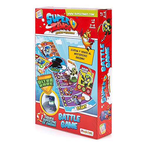 SuperZings- Enigma Juego de Mesa Batt Game Castellano, Multicolor, Talla Única (Cefa Toys 1)