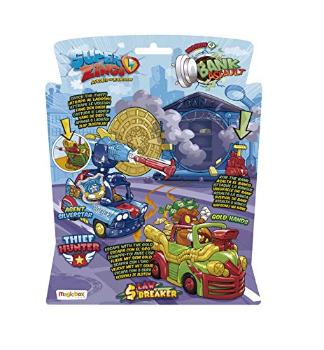 Superzings - Mission: Bank Asault + - Rivals of Kaboom: Bakery Mission (Magic Box INT Toys SZS0401)