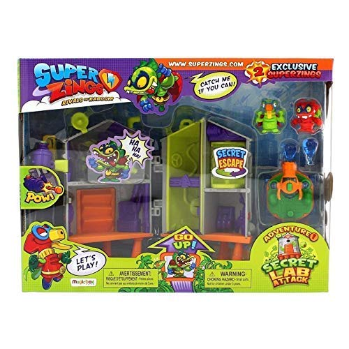 Superzings-Playset Adventure 1 Laboratorio Secreto, color surtido, única (Magic Box PSZSP114IN01)