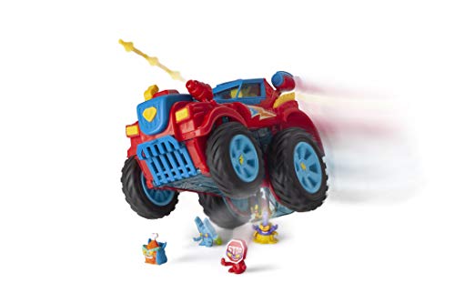 SuperZings - Playset Camión Villano (PSZSD112IN30) con Vehículo y 2 Figuras Coleccionables + PlaySet Héroe Truck (PSZSP112IN20) con Vehículo y 2 Figuras Especiales