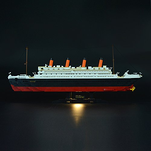 SuSenGo Titanic Maqueta Barco 1021 Piezas para niños 6+ Años，Compatible con Lego