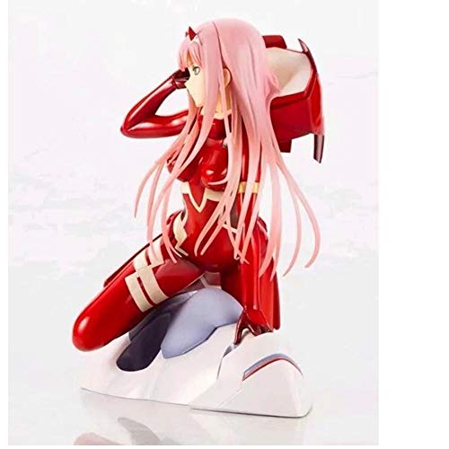 SUSU Darling En El Franxx Cero Dos De La Posición Sentada Heroína Cero Dos Hermoso Personaje De Acción Figura Chica Animación Modelo Estatua Colección Decoración Juguete 16cm