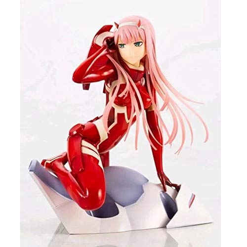 SUSU Darling En El Franxx Cero Dos De La Posición Sentada Heroína Cero Dos Hermoso Personaje De Acción Figura Chica Animación Modelo Estatua Colección Decoración Juguete 16cm