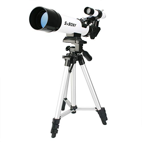 Svbony SV25 Telescopio para Niños, 420/60mm Telescopio Astronomico Niños,con Trípode Telescopio Profesional para Niños Principiante