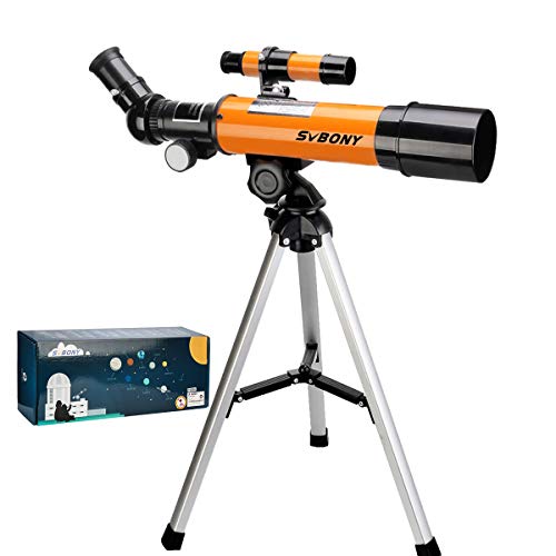 Svbony SV502 Telescopio para Niños, Telescopio Astronomico Niños Profesionales, 360/50mm con Trípode Telescopio para Niños Adultos