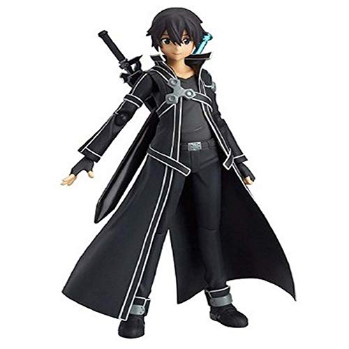 Sword Art Online Figuras KIRITO Móvil Figura De Acción - Cara Variable Modelo PVC De Los Juguetes Animados Carácter 14cm Kirito Kirito