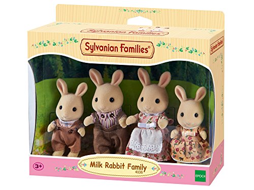 Sylvanian Families - 4108 - Milk Rabbit Family Mini muñecas y Accesorios