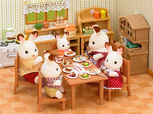 Sylvanian Families - 4506 - Mesa y sillas de comedor