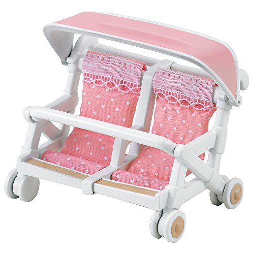 Sylvanian Families - 4533 - Carrito doble de bebés