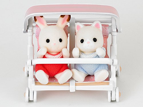 Sylvanian Families - 4533 - Carrito doble de bebés