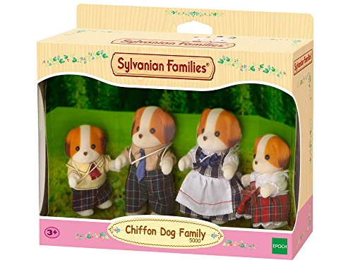 Sylvanian Families - 5000 - Familia Perro Chifón