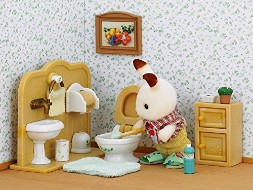 Sylvanian Families - 5015 - Set de baño Coco Conejo Chocolate