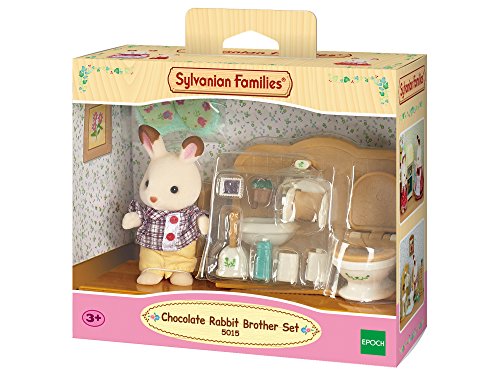 Sylvanian Families - 5015 - Set de baño Coco Conejo Chocolate