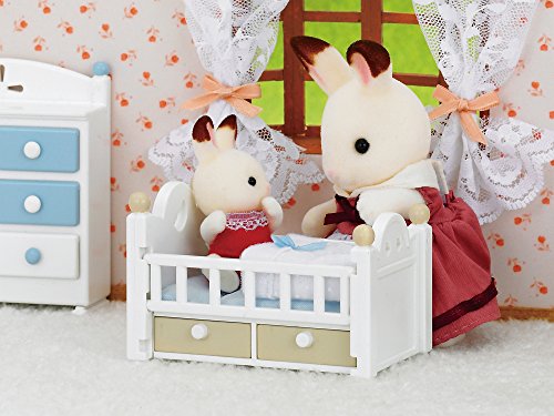 Sylvanian Families - 5017 - Set de cuna Crème Conejo Chocolate