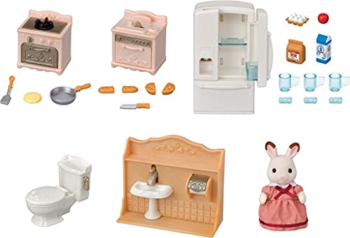 Sylvanian Families 5449 Juego de Muebles de Inicio juguetón Accesorios para casa de muñecas