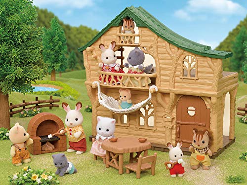 SYLVANIAN FAMILIES Cabaña del Lago, Color Beige y Verde (05451)