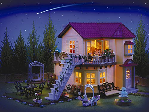 SYLVANIAN FAMILIES- City House with Lights Casa de Mini Muñecas y Accesorios, Multicolor, 65.0 x 34.8 x 20.6 (Epoch para Imaginar 2750)