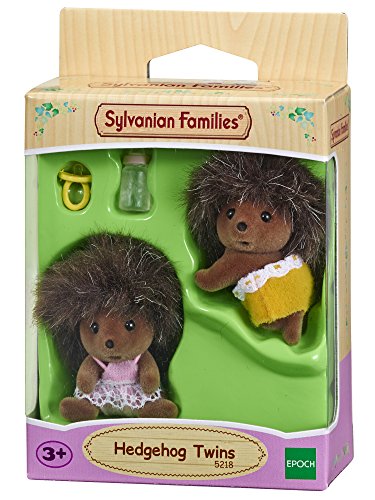 SYLVANIAN FAMILIES- Hedgehog Twins Mini Muñecas Y Accesorios, Multicolor (Epoch para Imaginar 5218)