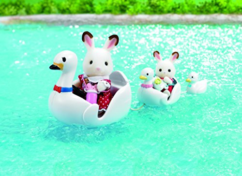 SYLVANIAN FAMILIES- Swan Boat Set Mini muñecas y Accesorios, Multicolor (Epoch para Imaginar 5046)