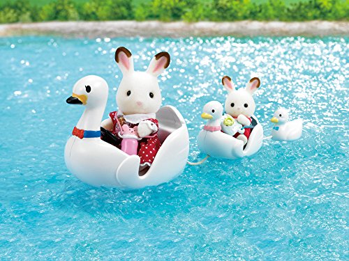 SYLVANIAN FAMILIES- Swan Boat Set Mini muñecas y Accesorios, Multicolor (Epoch para Imaginar 5046)