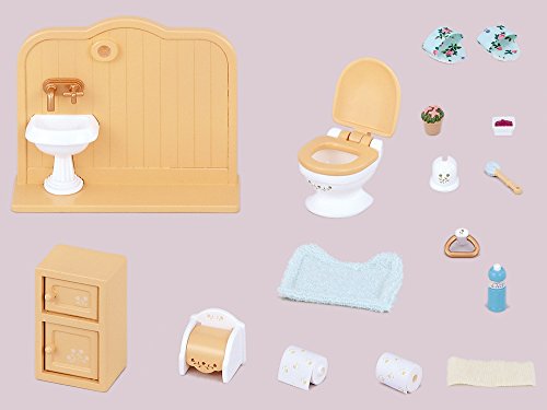 Sylvanian Families- Toilet Set Mini muñecas y Accesorios, Multicolor (Epoch para Imaginar 3563) , color/modelo surtido