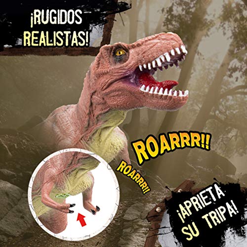 T-Rex de Foam con Sonido - Dinosaurios Juguetes Niños 3 Años o Más, Indominus Rex, Tiranosaurio, Regalos para Niños, Dinosaurio Juguete.