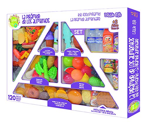 Tachan - Set de 120 piezas de pirámide alimenticia, multicolor (Tachan 7288080)