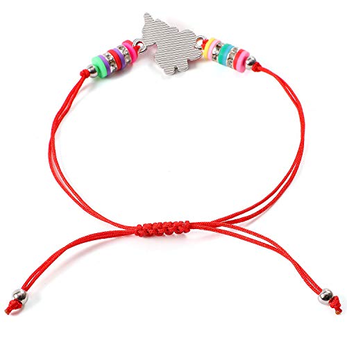 Tacobear 12 Piezas Pulsera Amistad Pulsera Niña Pulsera Unicornio Pulseras de Cuerda Trenzada Brazalete Joyería Niña Regalo de Cumpleaños de Fiesta (Estilo Unicornio)