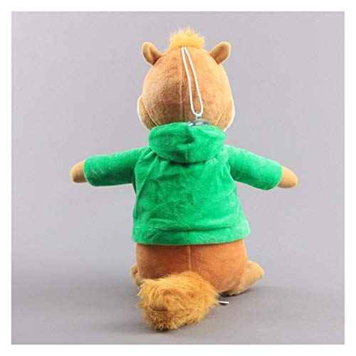 TAIYUANNT Juguete de Peluche 32 cm Película Juguetes Alvin y Las Chipmunks Muñecas de Felpa Linda Chiomunks Ardilla Relleno Toys Regalo para niños Decoración hogareña (Color : Blue Simon 32cm)