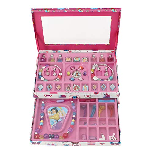 Taldec Princesses-Coffret Bijoux Charms Disney Príncesas – Caja de Joyas con Abalorios, Multicolor (T18106)