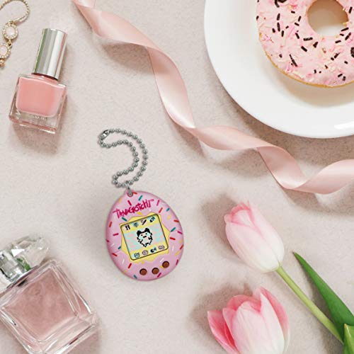 TAMAGOTCHI Original Sprinkle – Alimentar, cuidar, nutrir – Mascota Virtual con Cadena para Jugar sobre la Marcha, Color espolvorear (Bandai 42871)