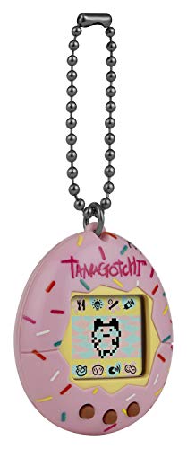 TAMAGOTCHI Original Sprinkle – Alimentar, cuidar, nutrir – Mascota Virtual con Cadena para Jugar sobre la Marcha, Color espolvorear (Bandai 42871)