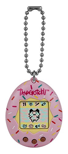 TAMAGOTCHI Original Sprinkle – Alimentar, cuidar, nutrir – Mascota Virtual con Cadena para Jugar sobre la Marcha, Color espolvorear (Bandai 42871)