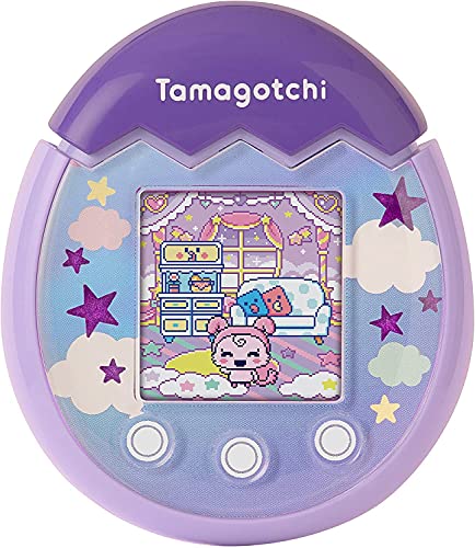 TAMAGOTCHI- Tamogotchi Pix Mascota Virtual, Color Morado (Bandai 42902UK)