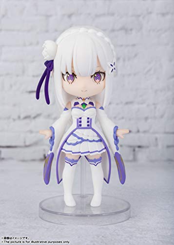 TAMASHII NATIONS Emilia Figura 9 cm Re:Zero-Starting Life In Another World Figuarts Mini, Color (BDIRZ609922)