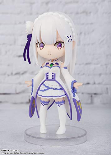 TAMASHII NATIONS Emilia Figura 9 cm Re:Zero-Starting Life In Another World Figuarts Mini, Color (BDIRZ609922)