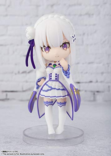 TAMASHII NATIONS Emilia Figura 9 cm Re:Zero-Starting Life In Another World Figuarts Mini, Color (BDIRZ609922)