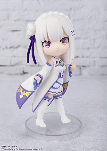 TAMASHII NATIONS Emilia Figura 9 cm Re:Zero-Starting Life In Another World Figuarts Mini, Color (BDIRZ609922)