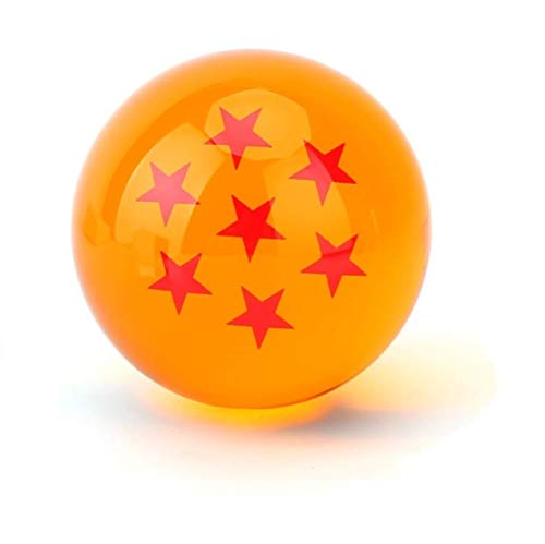 TATAFUN Bolas del Dragón, 7 PCS Dragon Ball Dragonball 1 a 7 Estrellas con Caja de Regalo, Bola de Cristal Transparente,decoración K9- Diámetro 4,3cm