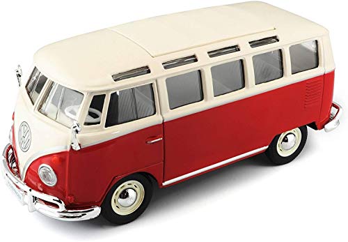 TAVITOYS, 1/24 Special Vw Samba blanco y rojo (31956W/R),