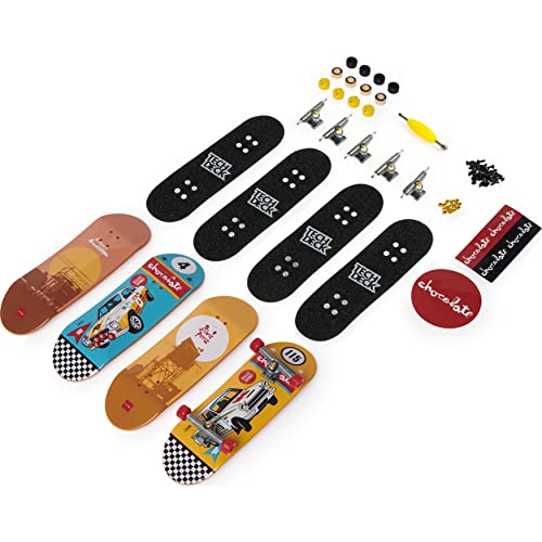 Tech Deck 6028815 Pack Finger Skates x4 (Modelo Aleatorio)