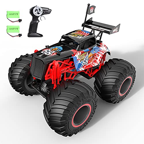 tech rc Coche de Control Remoto para Niños 2.4GHz 1:14 Coche Teledirigido con Baterías Recargables 50 Minutos de Juego, Gran Regalo para Niños (Águila )