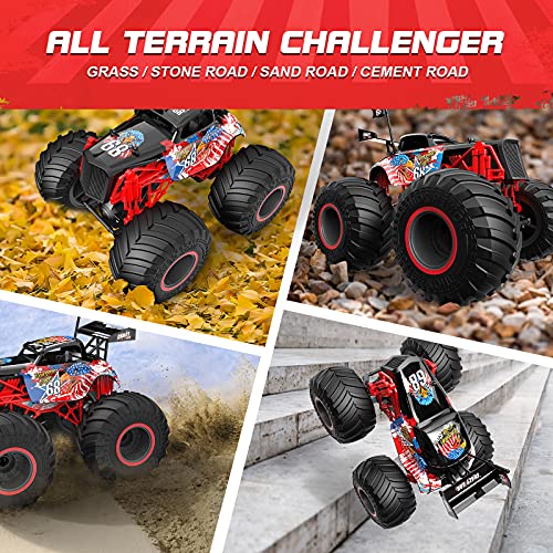 tech rc Coche de Control Remoto para Niños 2.4GHz 1:14 Coche Teledirigido con Baterías Recargables 50 Minutos de Juego, Gran Regalo para Niños (Águila )