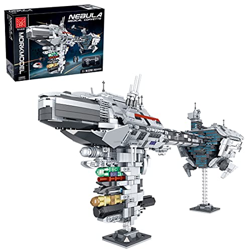 Technic Nebulon-B - Modelo de fragata, MBKE 2070 piezas Star Spaceship Kit de bloques de construcción, compatible con LEGO Star Wars UCS