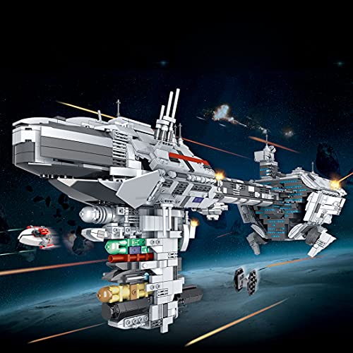 Technic Nebulon-B - Modelo de fragata, MBKE 2070 piezas Star Spaceship Kit de bloques de construcción, compatible con LEGO Star Wars UCS